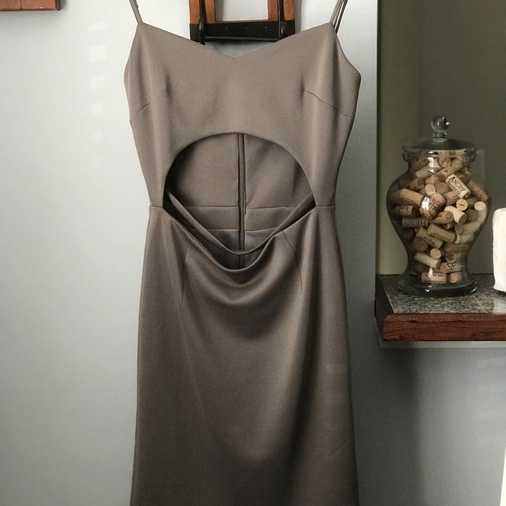 Kittenish cut out dress